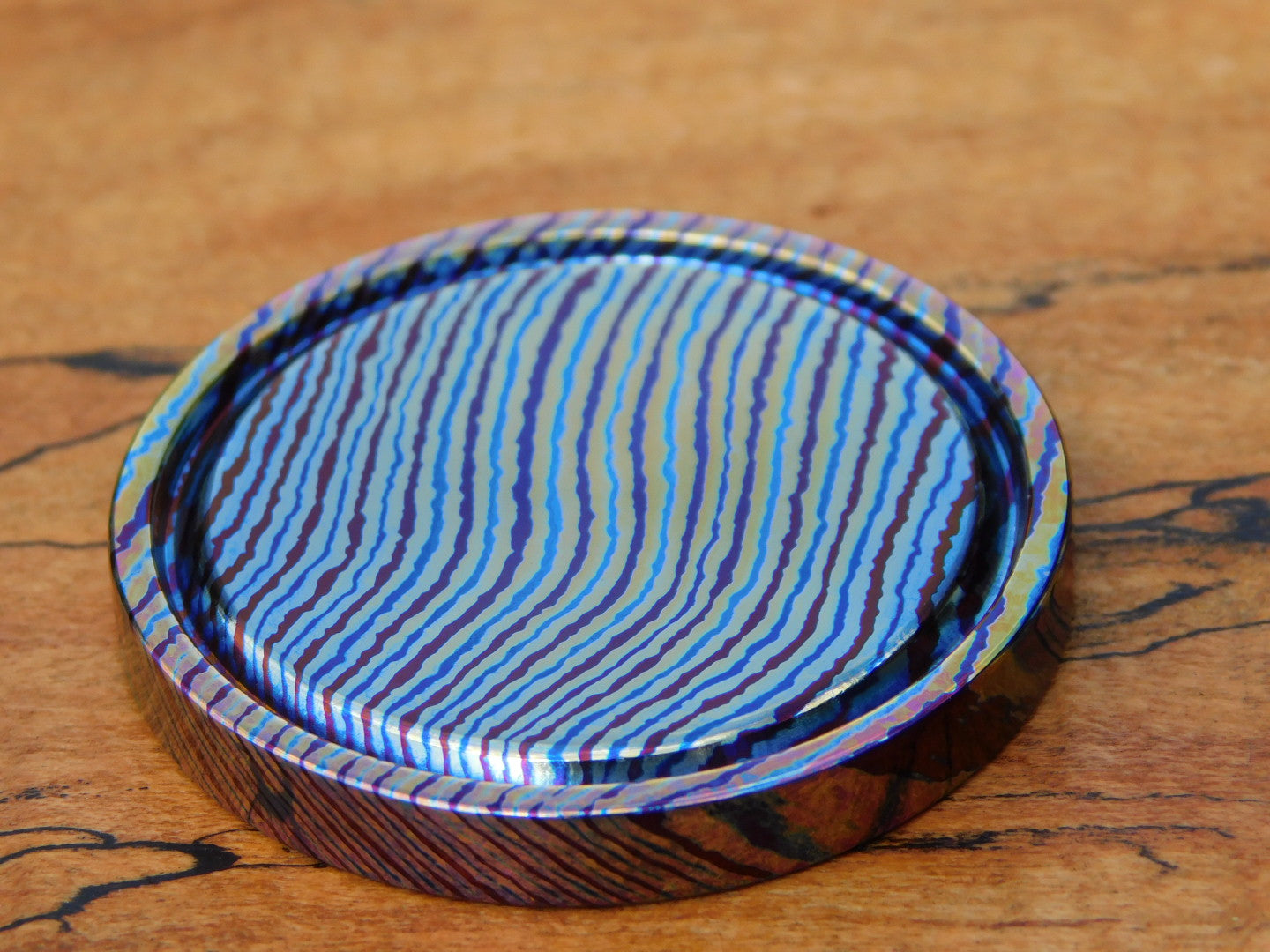 Biohazard Timascus Coin