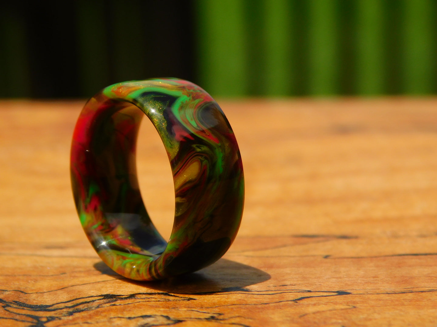 Rasta Reggae Resin Ring