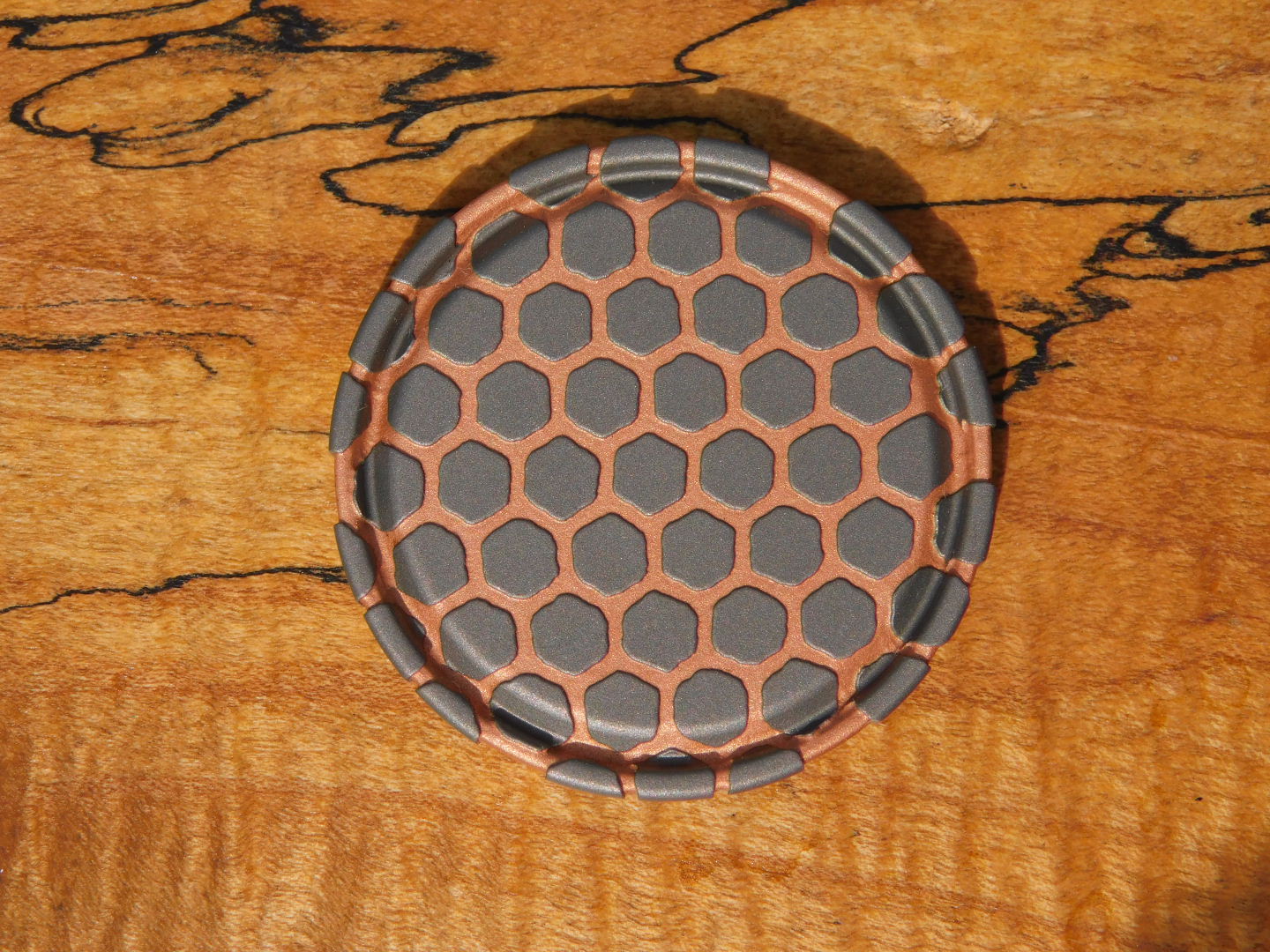 Etched Superconductor Coin