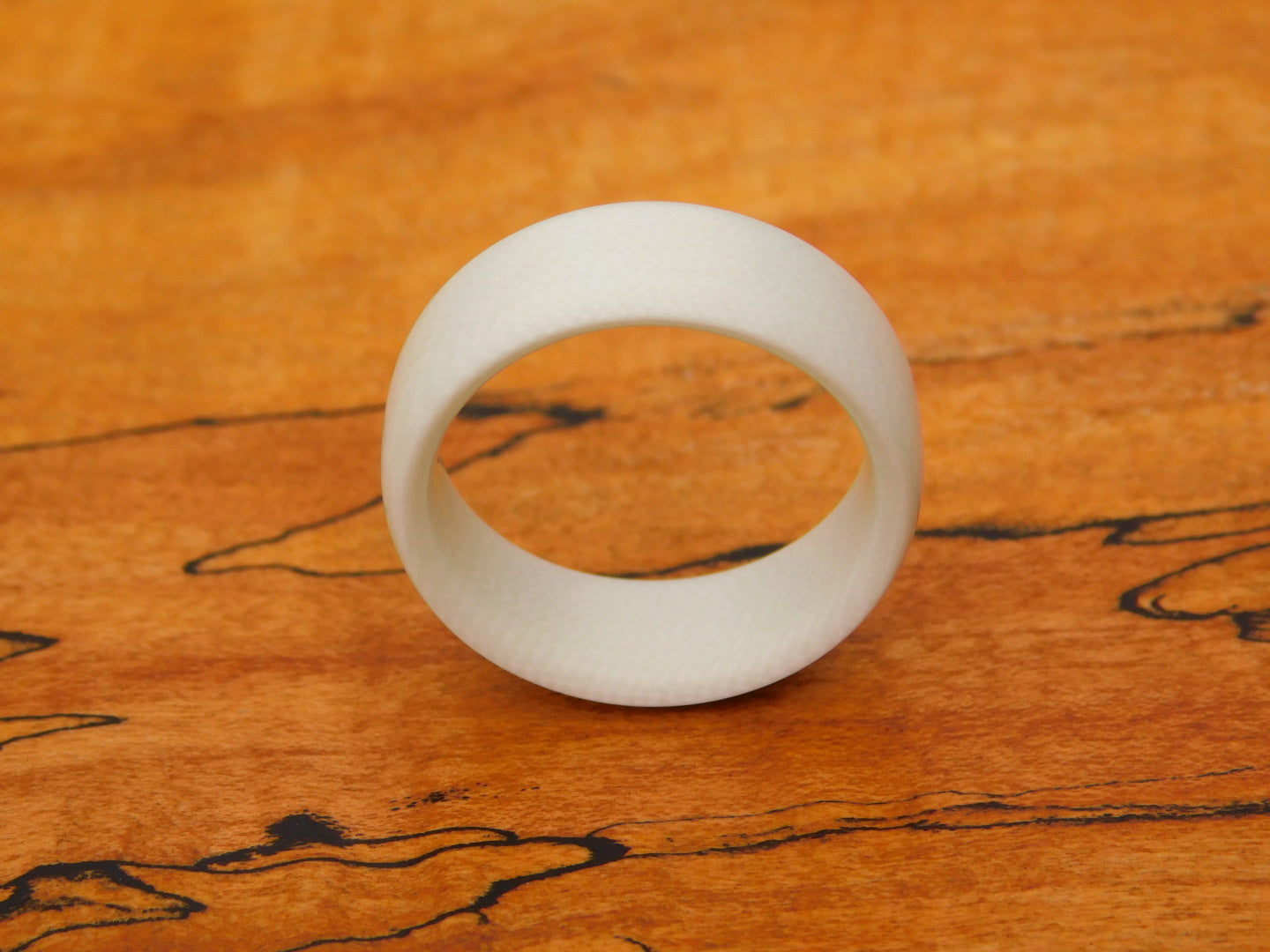 White G10 Ring - Size 8.5