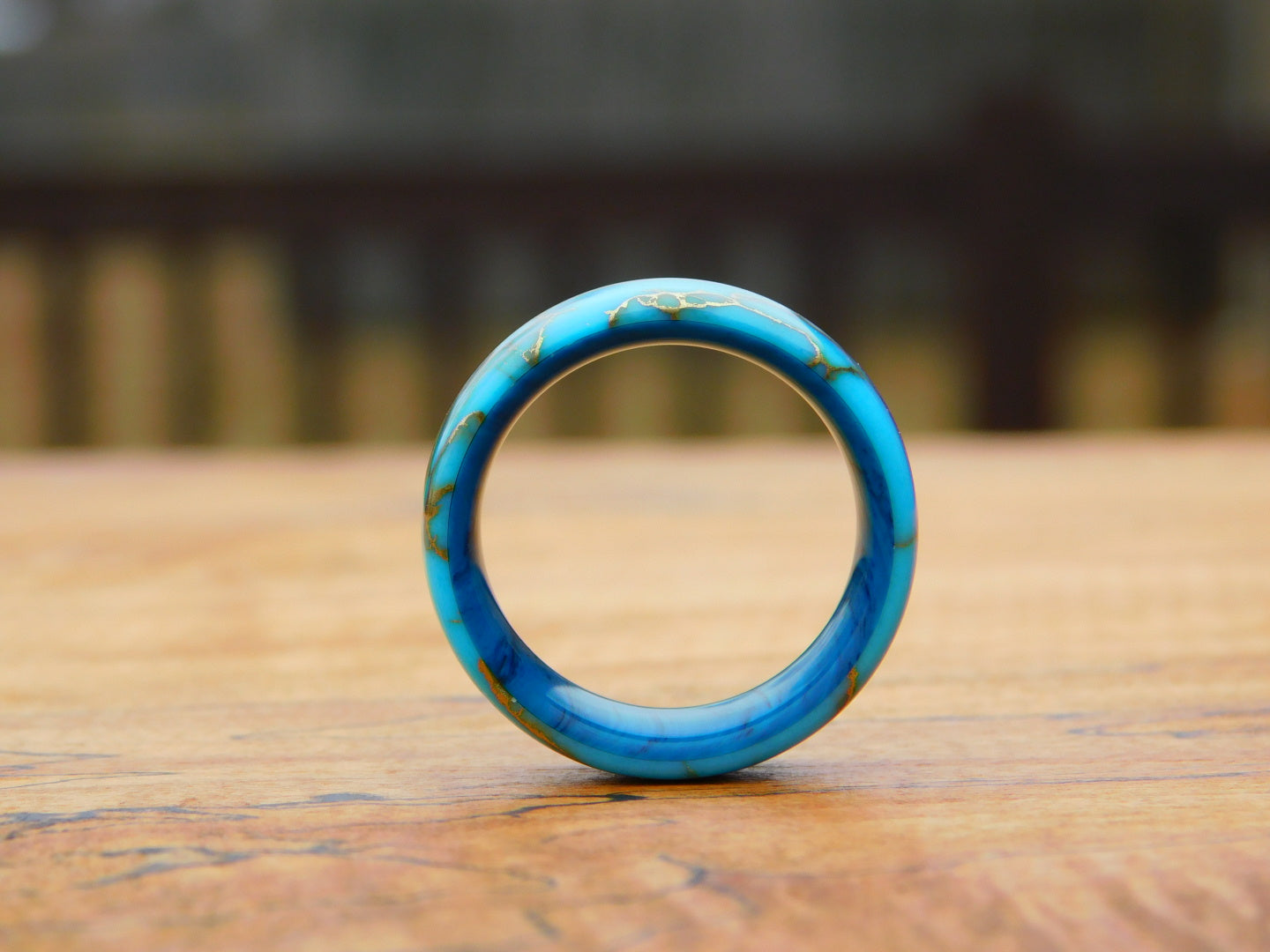 Turquoise Gem x Gold Vein Ring