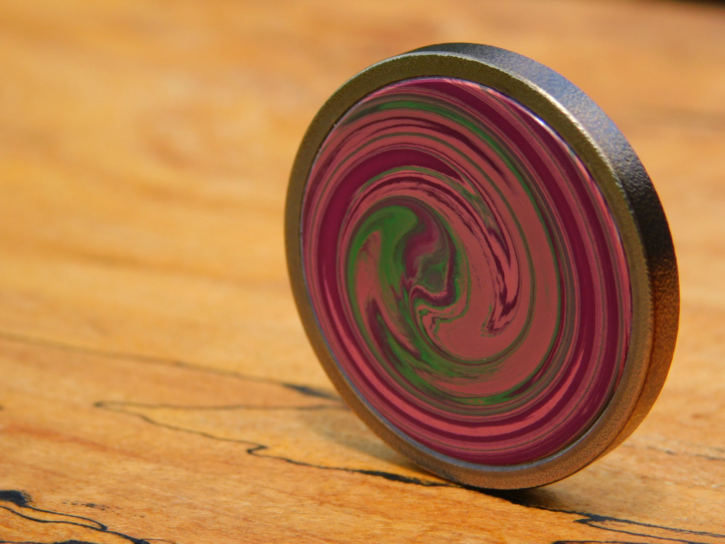 Tempered Titanium x Ebonite Coin