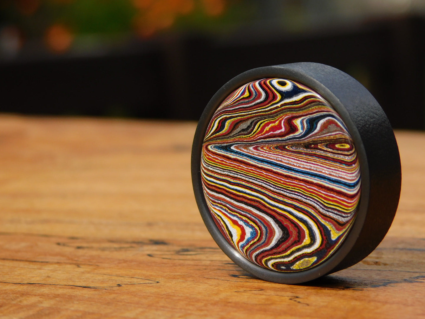 Black Zirc x Corvette Fordite Coin