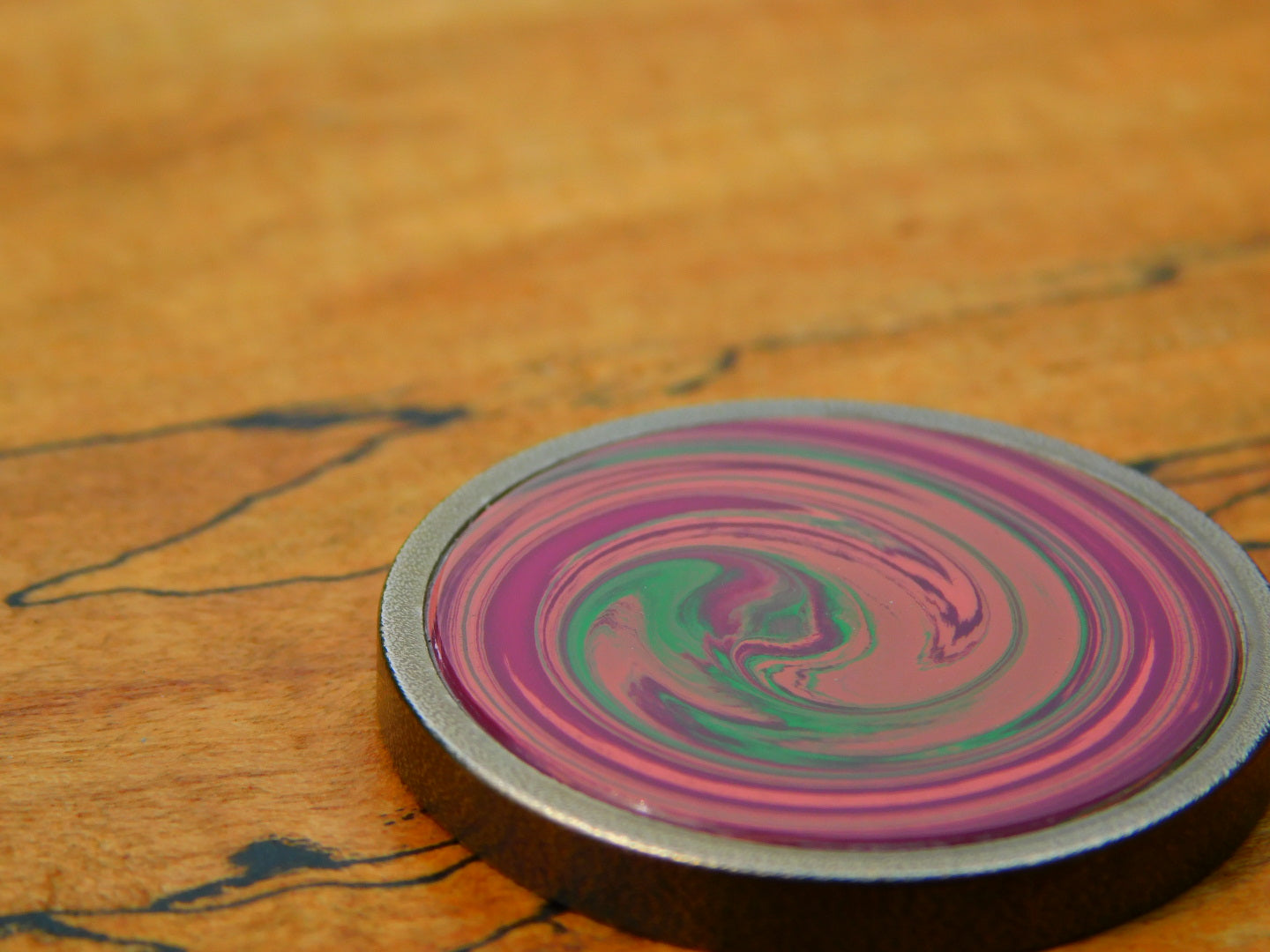 Tempered Titanium x Ebonite Coin