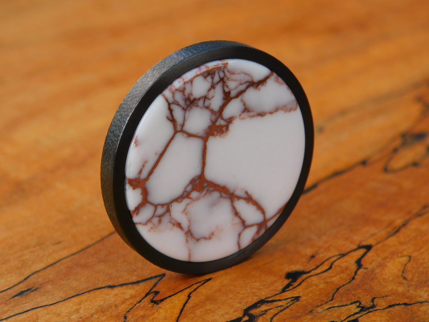 Black Zirc x White Trustone Coin
