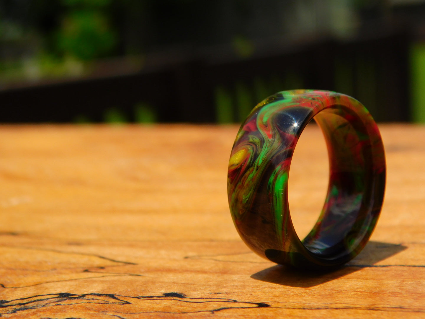 Rasta Reggae Resin Ring