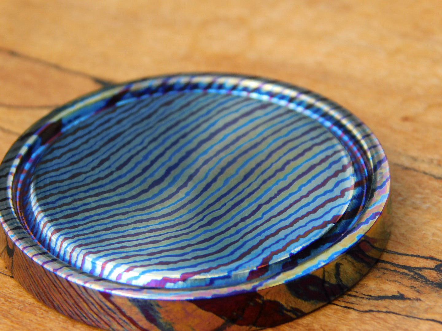 Biohazard Timascus Coin