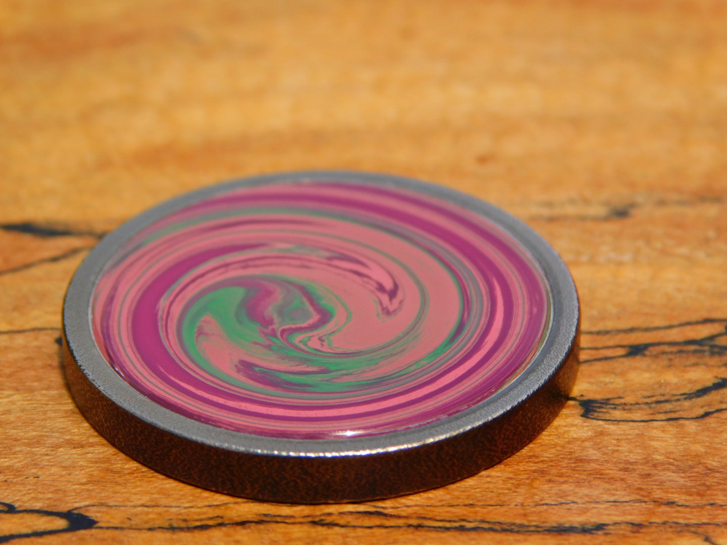 Tempered Titanium x Ebonite Coin