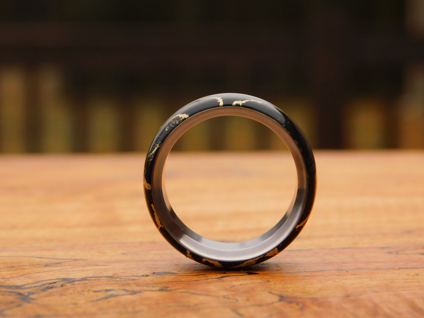 Black Gold x Brass x Titanium Ring