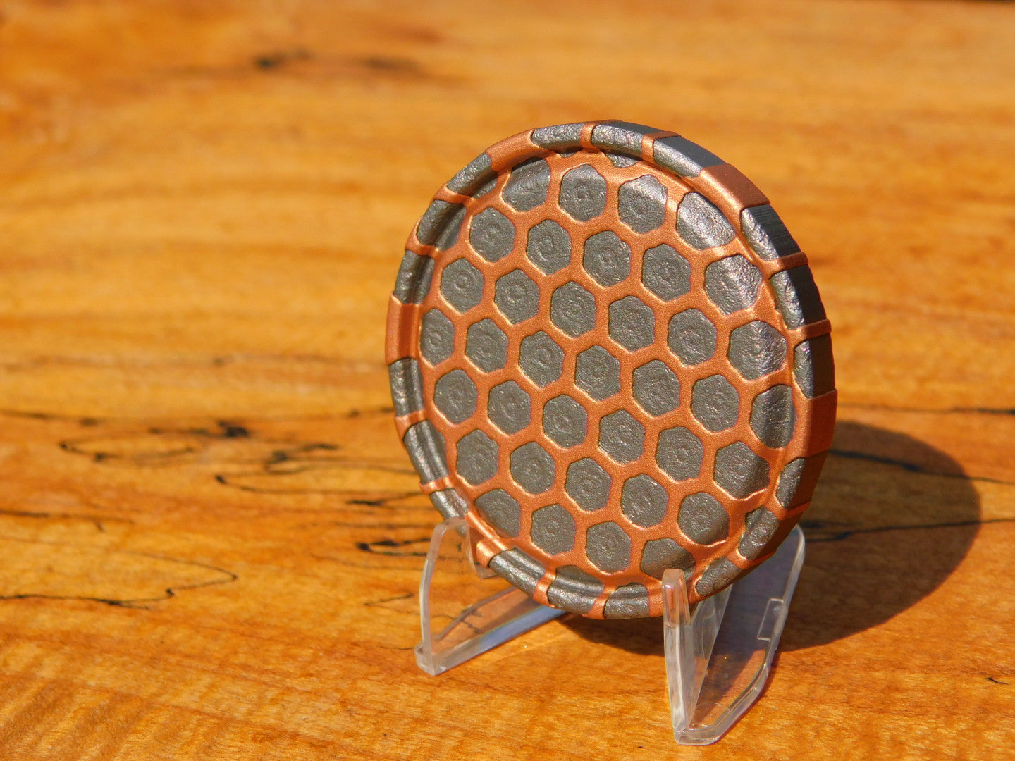 Reverse Etched Superconductor Coin
