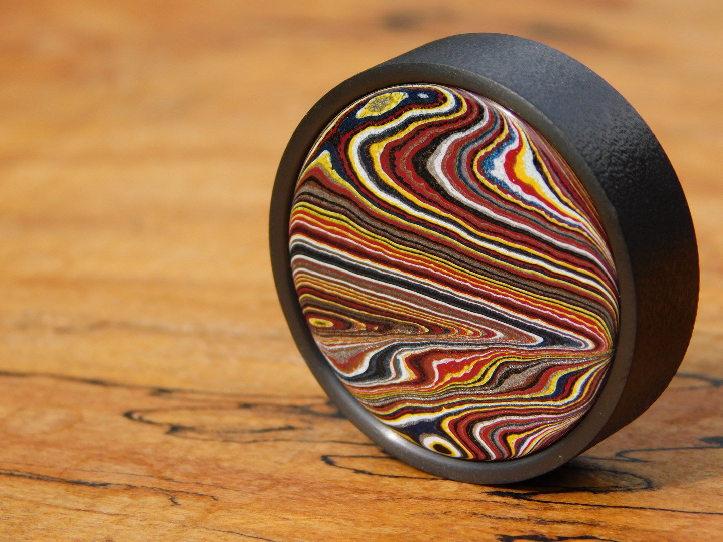 Black Zirc x Corvette Fordite Coin