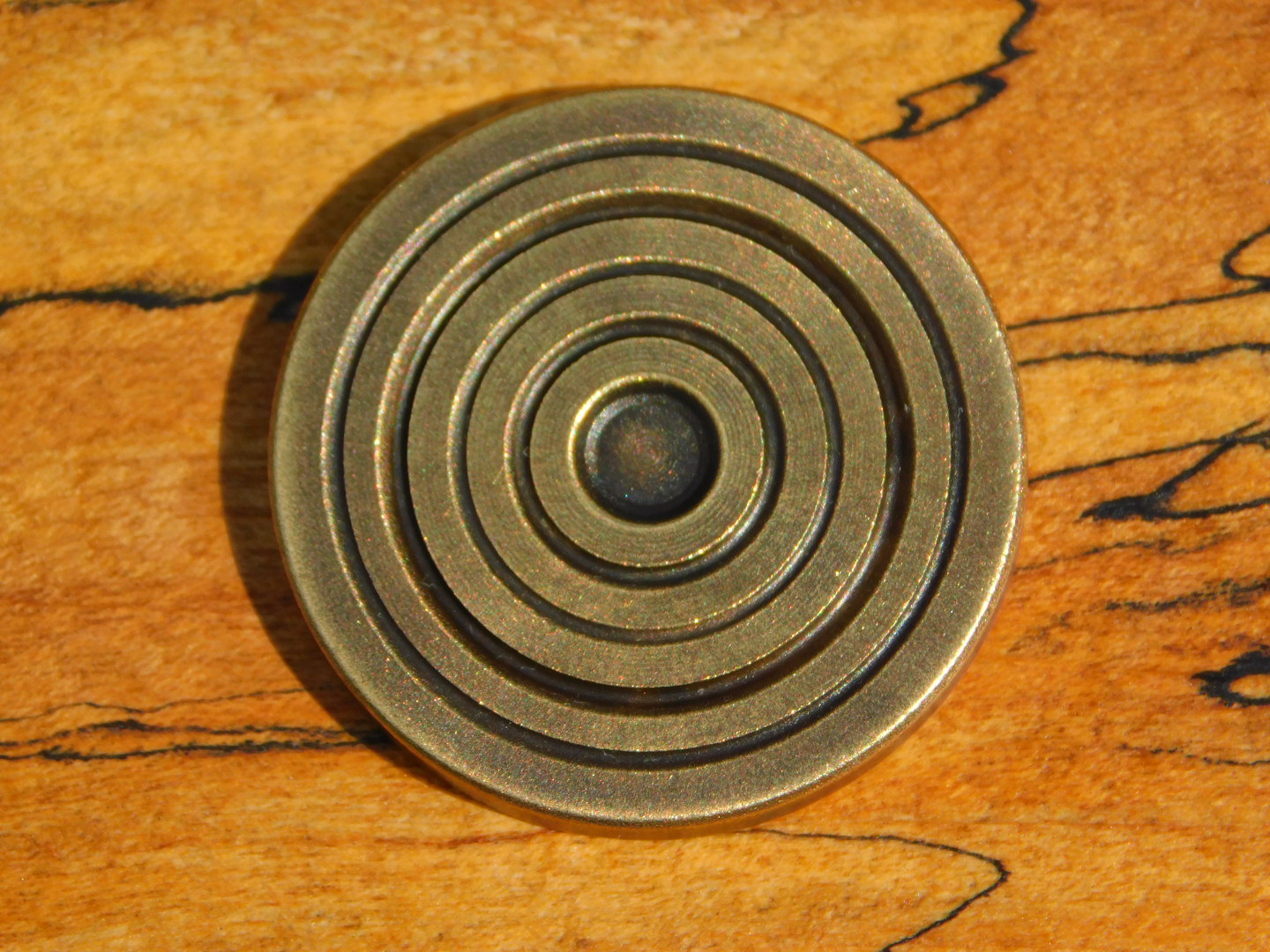 Antiqued Brass x Cheddar Paper Coin