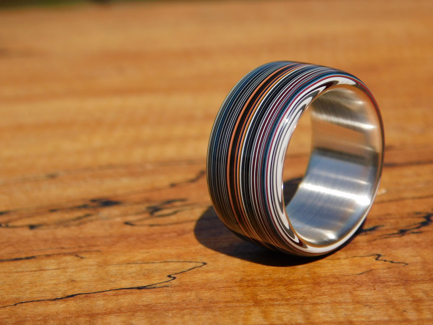 Fordite x Sterling Silver Ring