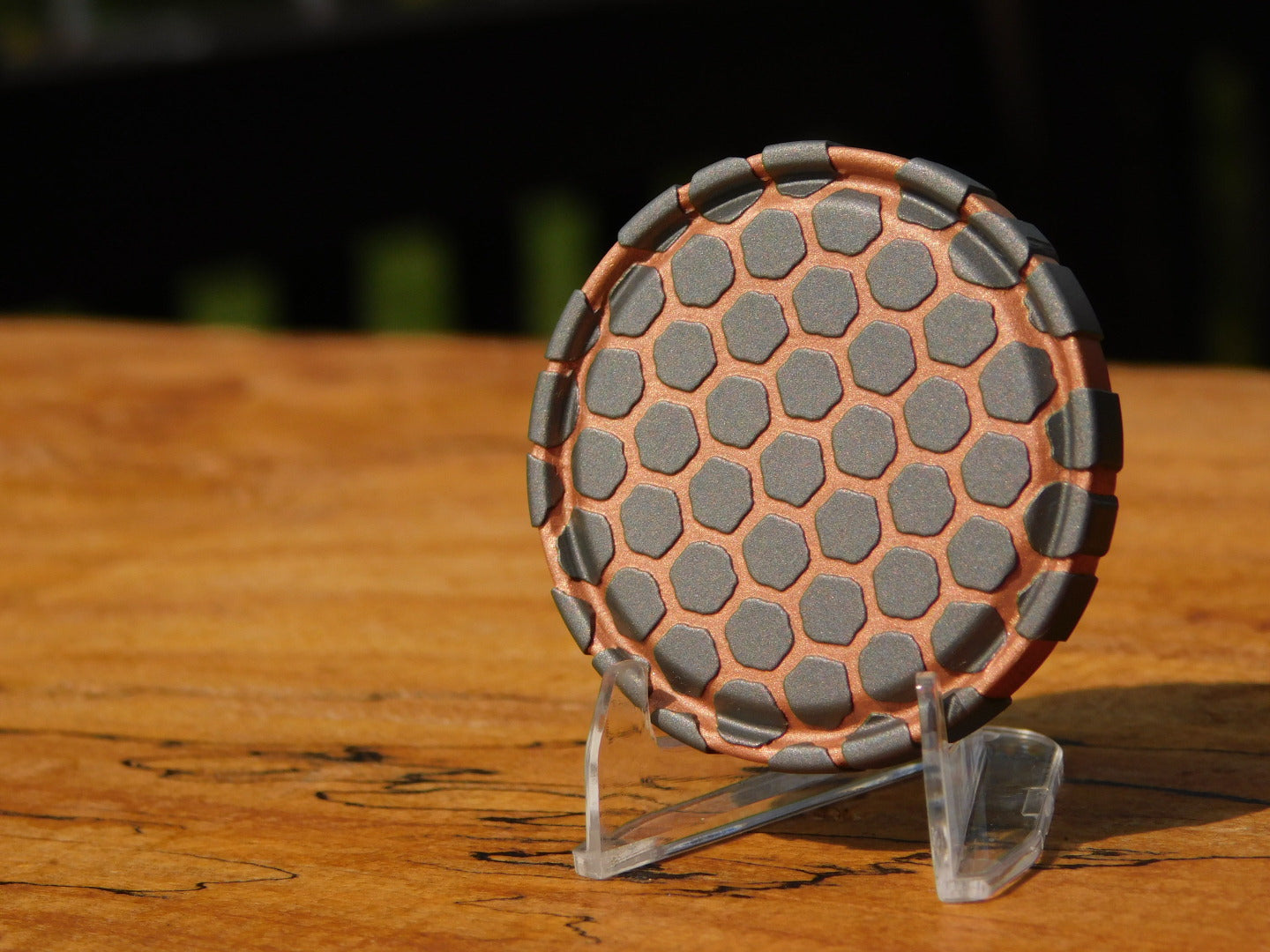 Etched Superconductor Coin