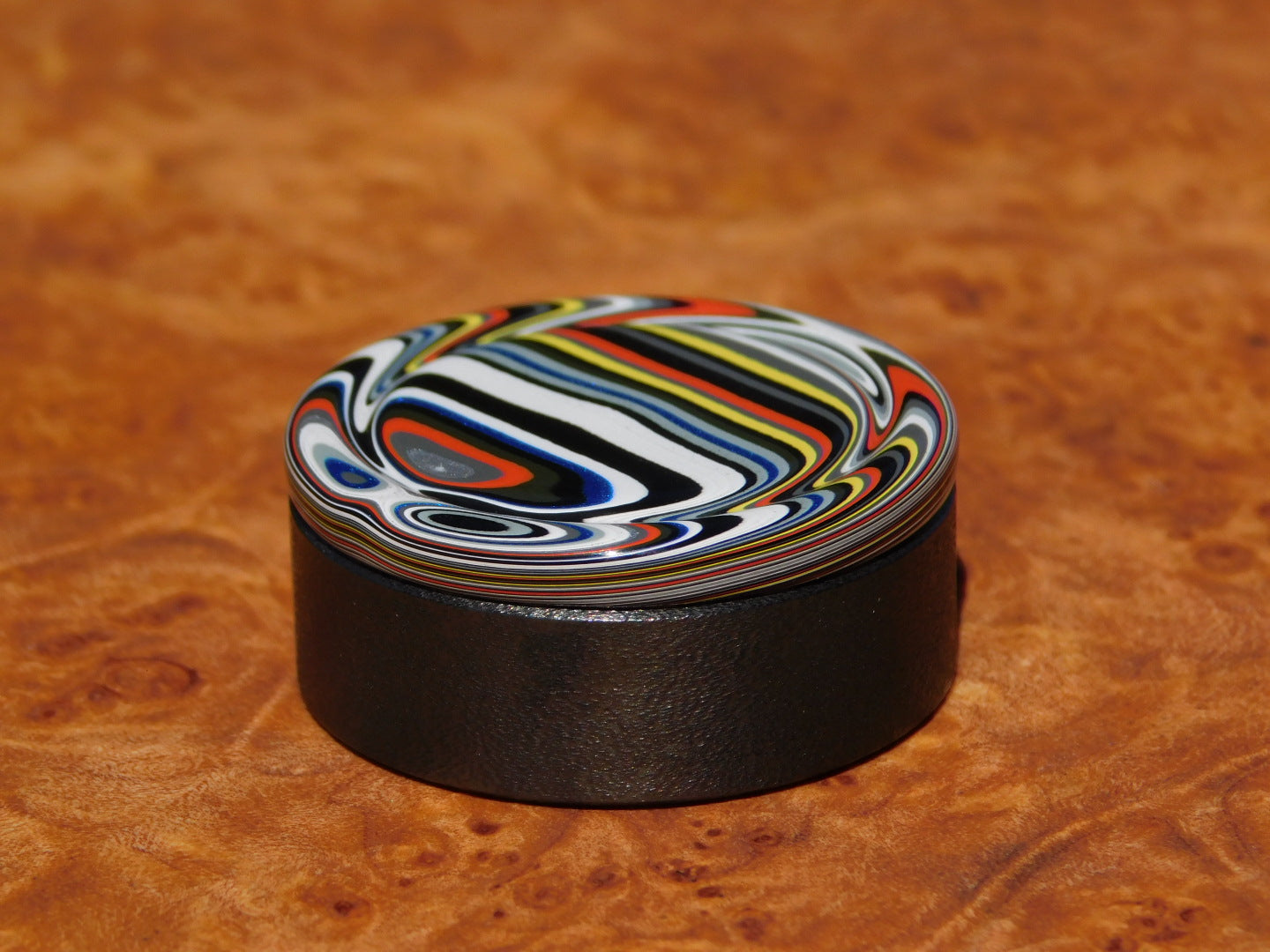 Black Zirc x Fordite Spinner