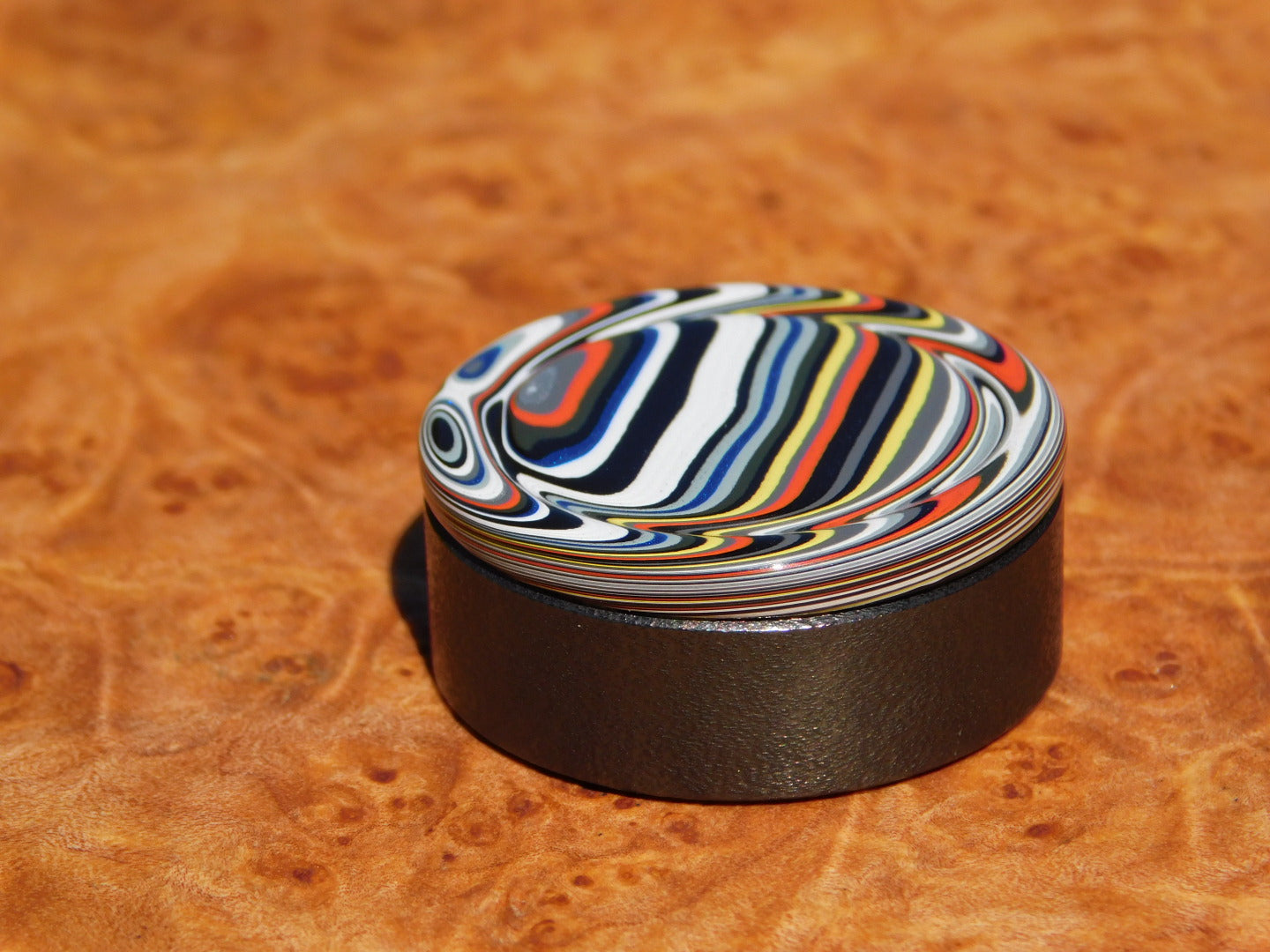 Black Zirc x Fordite Spinner