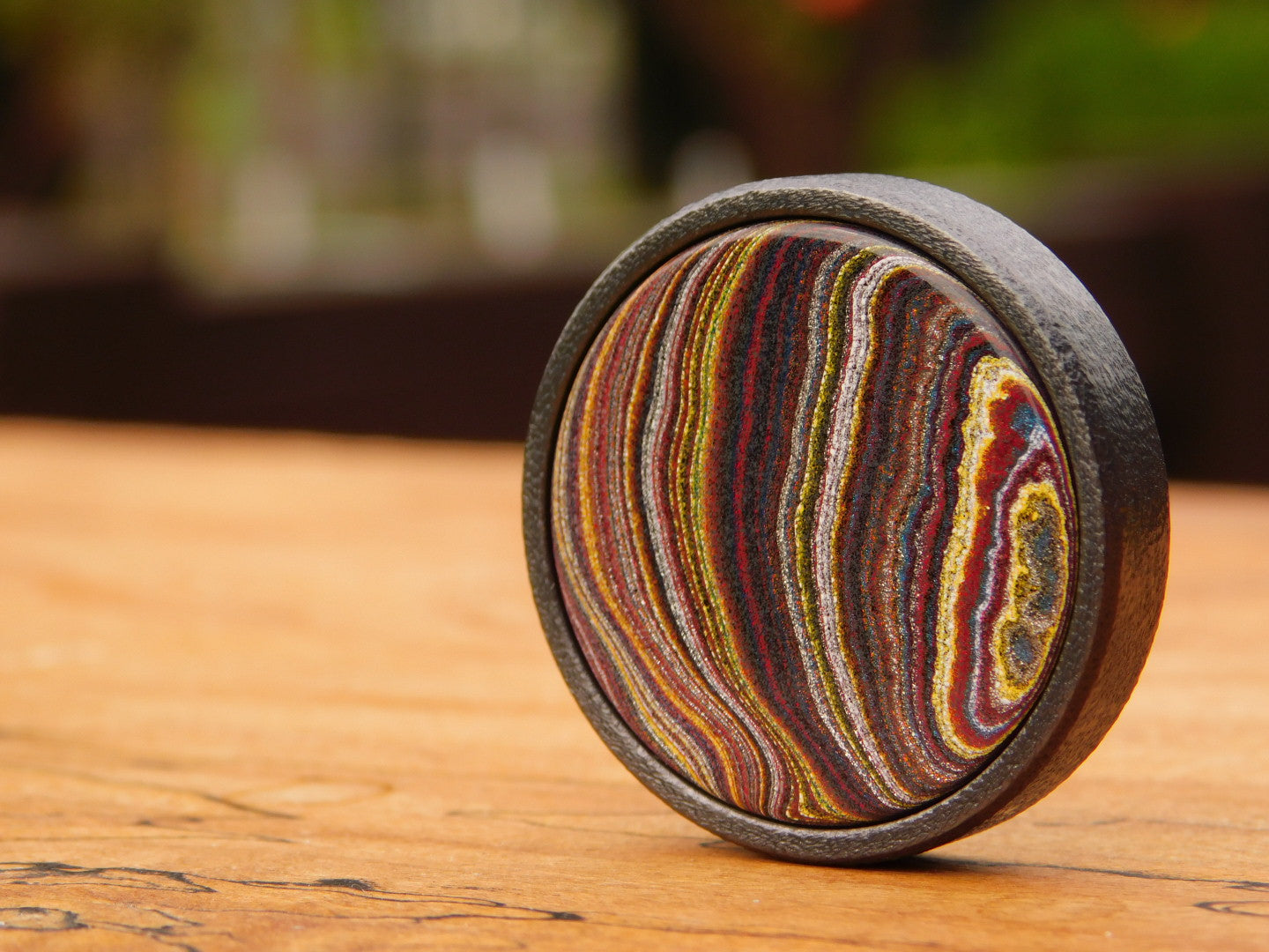 Black Zirc x Corvette Fordite Coin