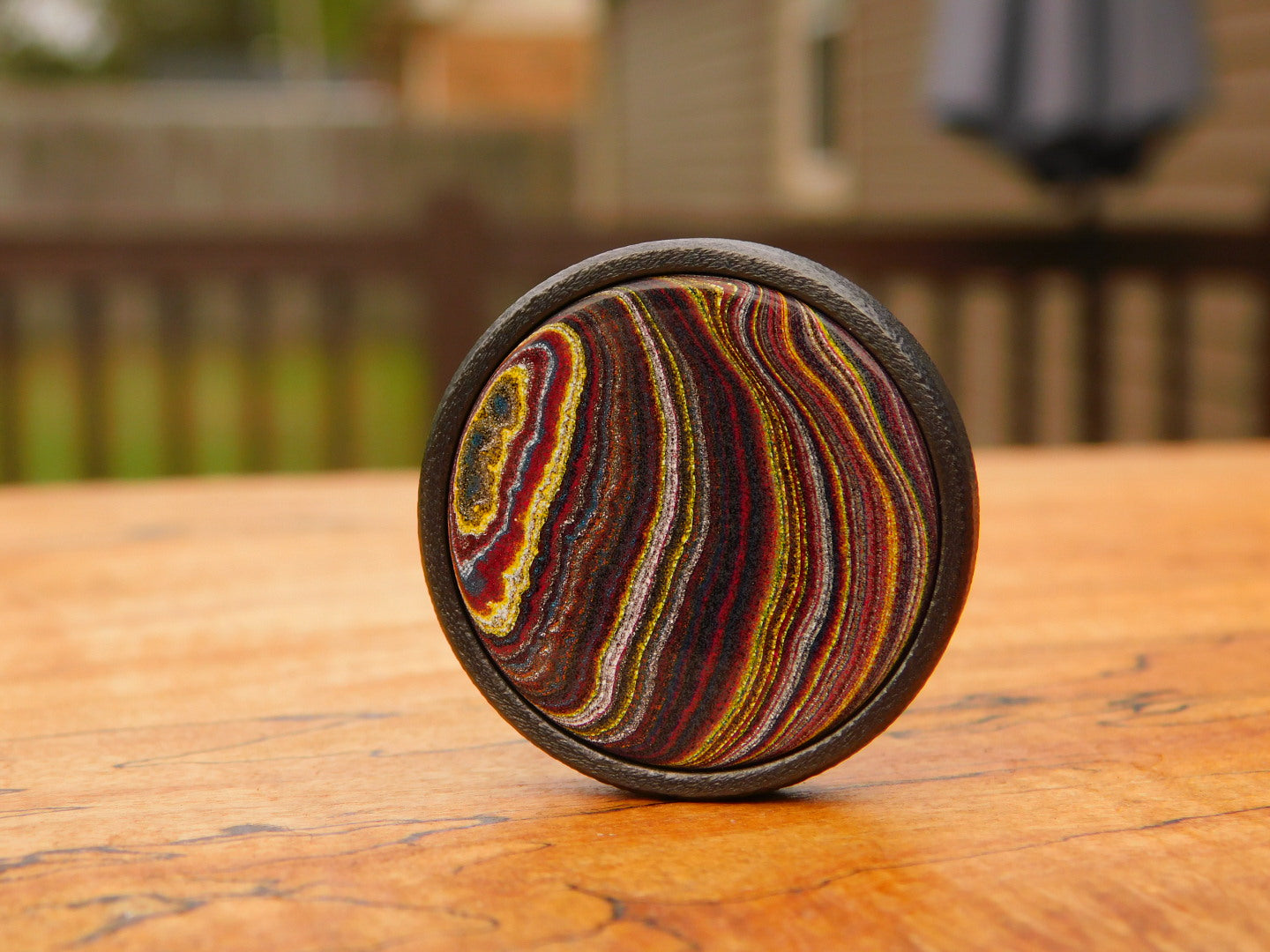 Black Zirc x Corvette Fordite Coin
