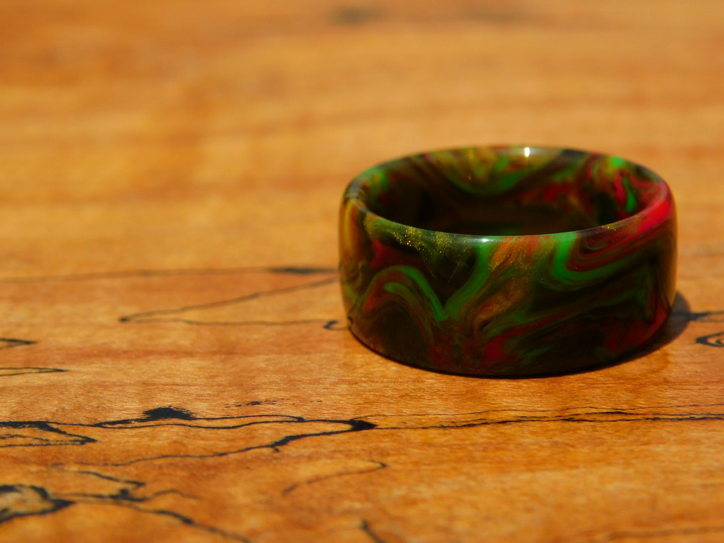 Rasta Reggae Resin Ring