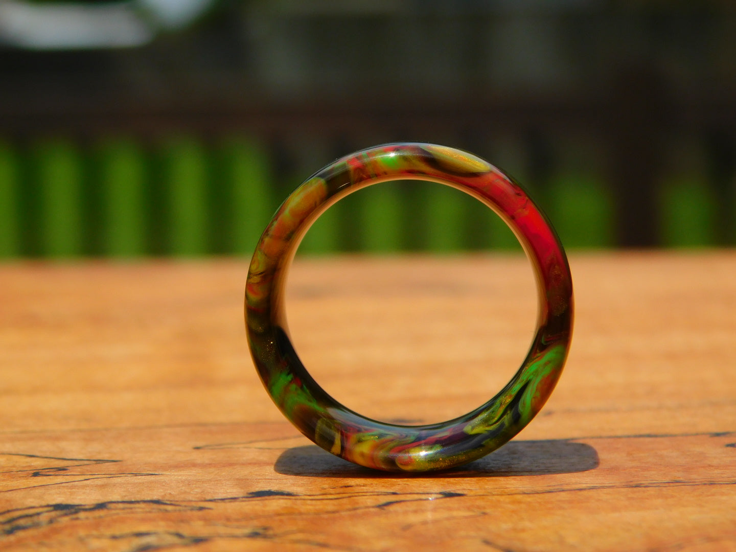 Rasta Reggae Resin Ring