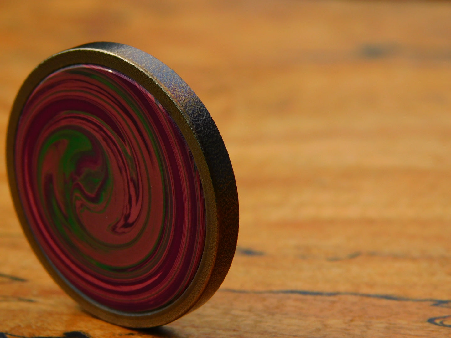 Tempered Titanium x Ebonite Coin