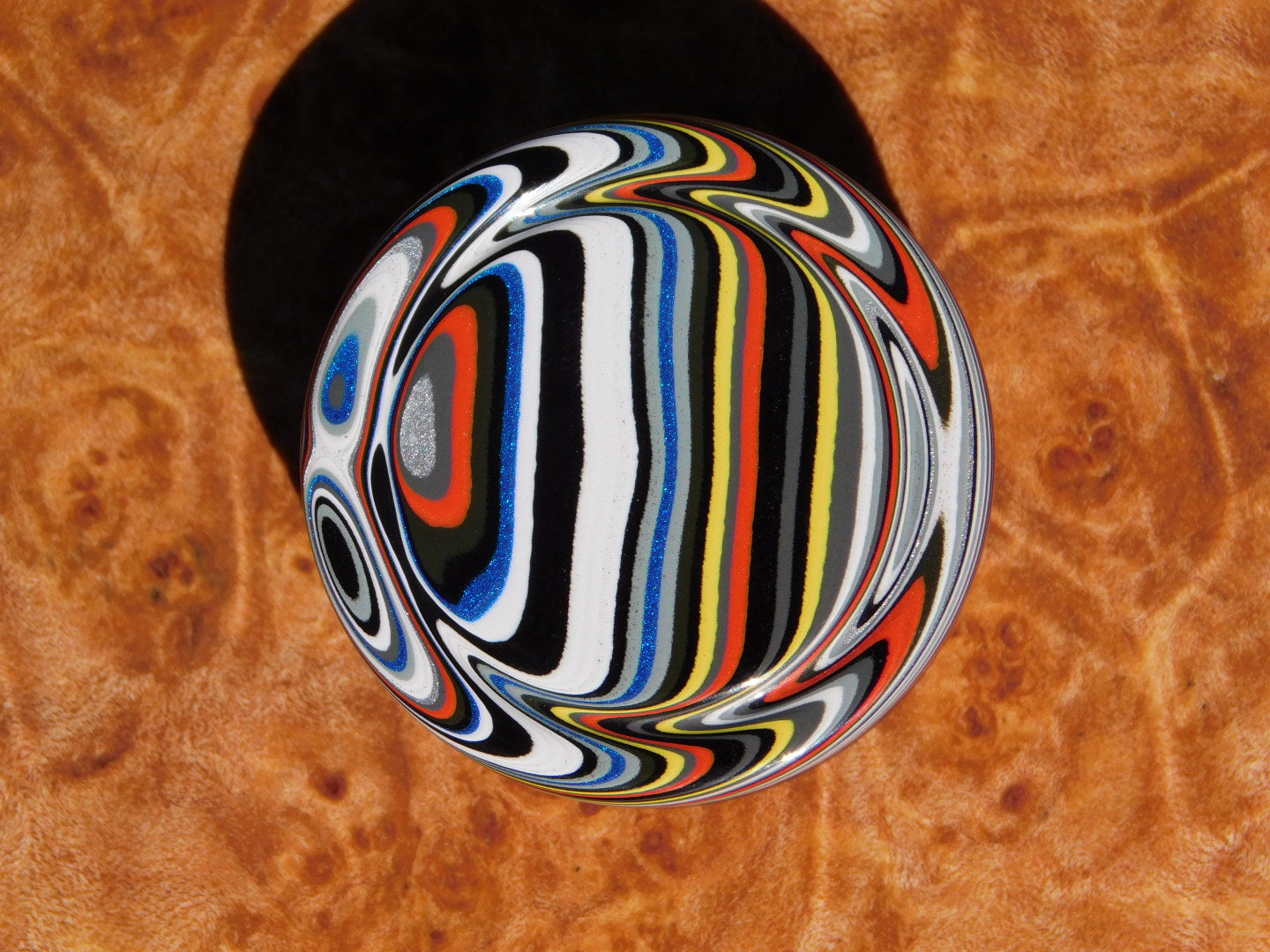Black Zirc x Fordite Spinner