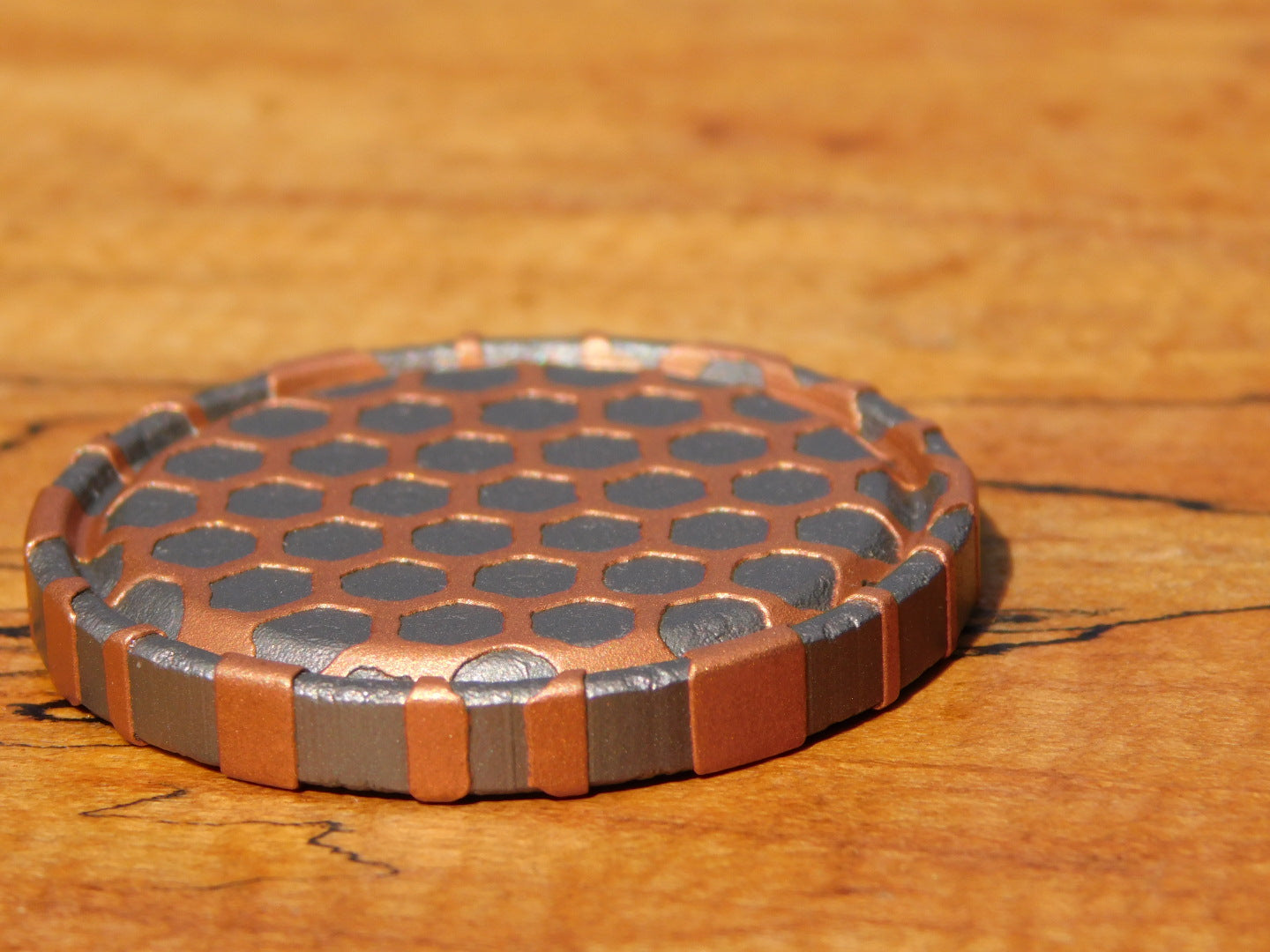 Reverse Etched Superconductor Coin