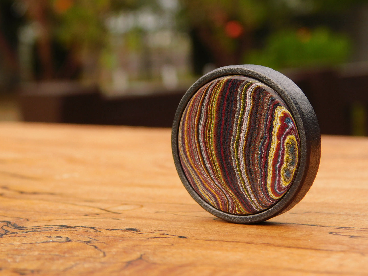 Black Zirc x Corvette Fordite Coin
