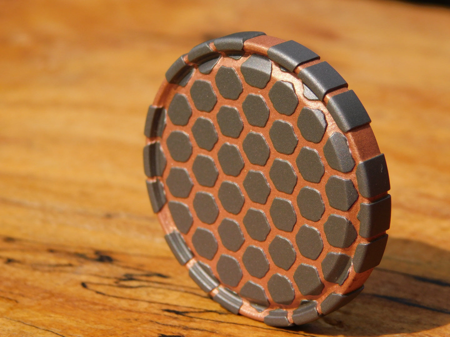 Etched Superconductor Coin