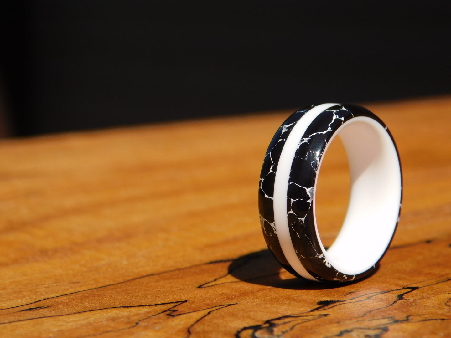 Black Vein Trustone x Elforyn Ring