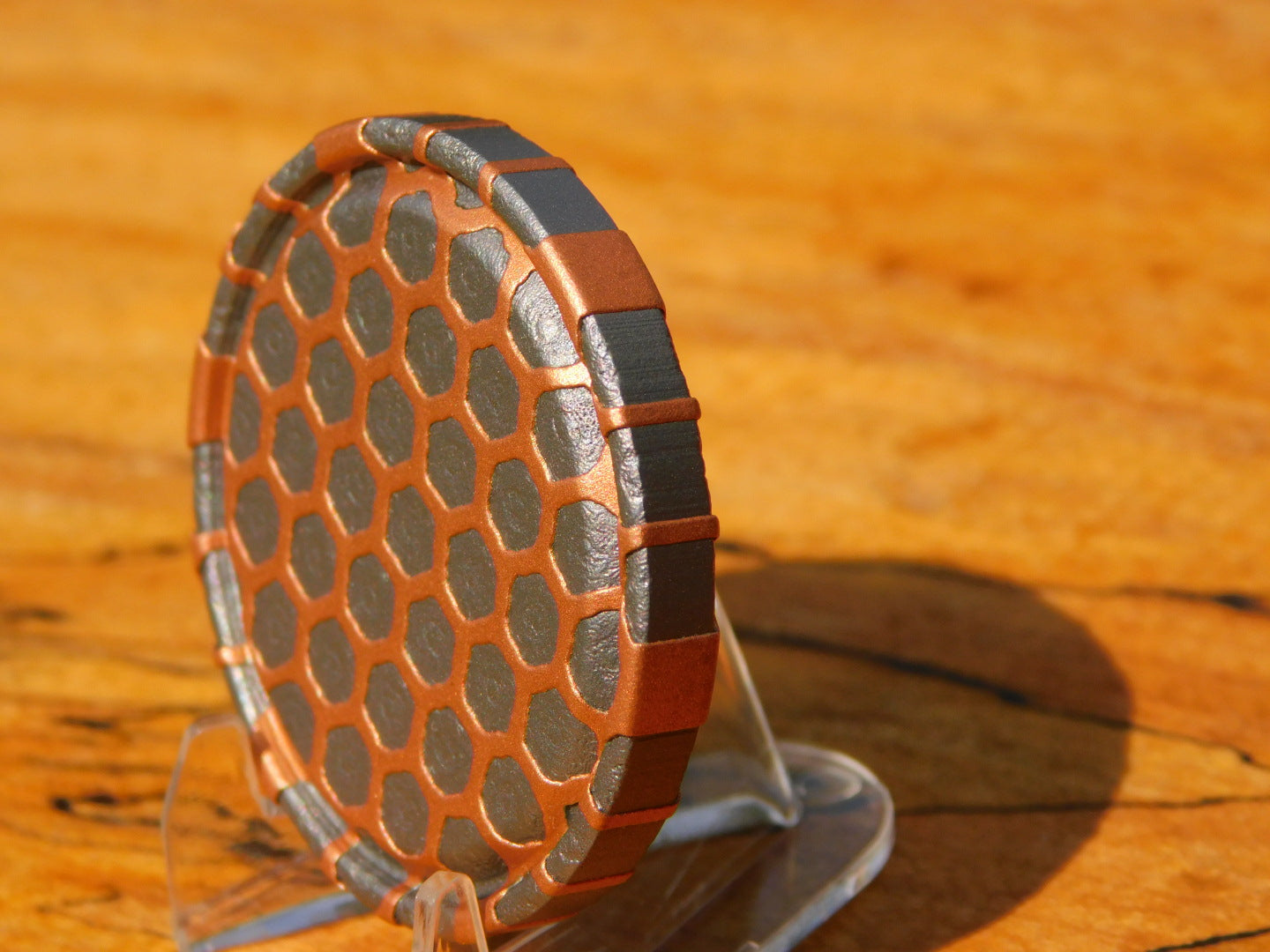 Reverse Etched Superconductor Coin