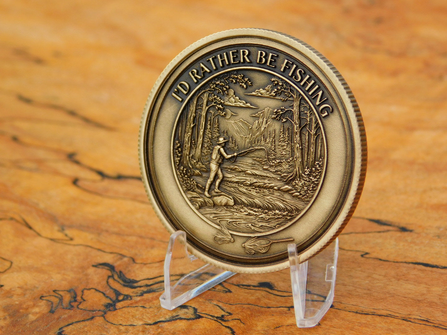 Trout Fishing Coin