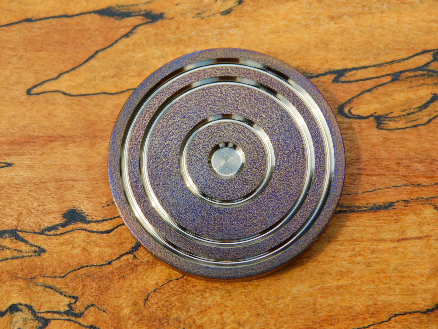 Tempered Titanium x Ebonite Coin
