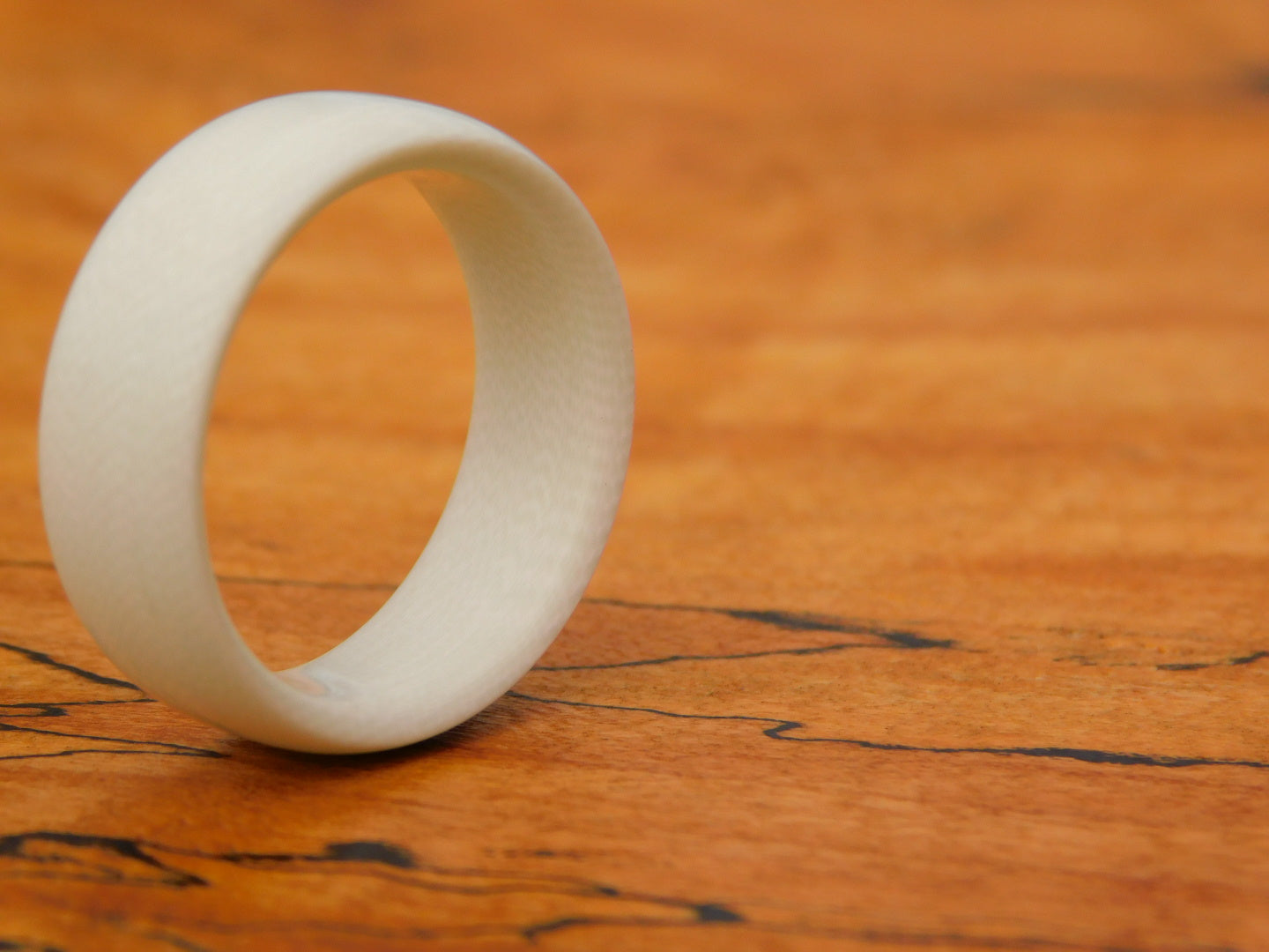 White G10 Ring - Size 8.5