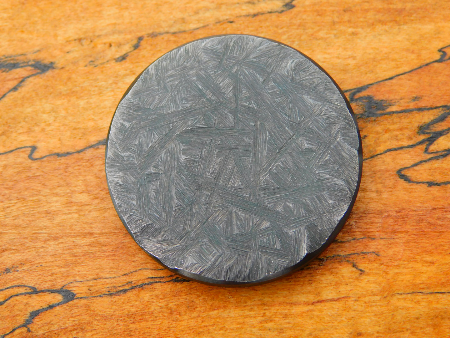 Black Zirc x Malachite Trustone Coin