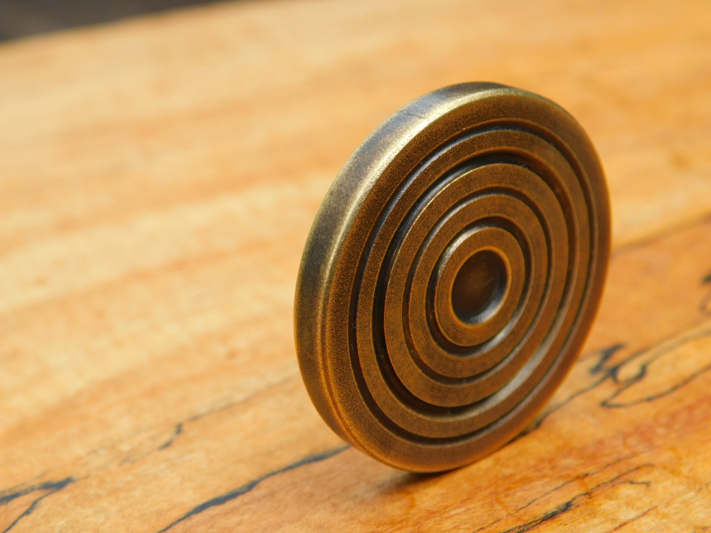 Antiqued Brass x Cheddar Paper Coin