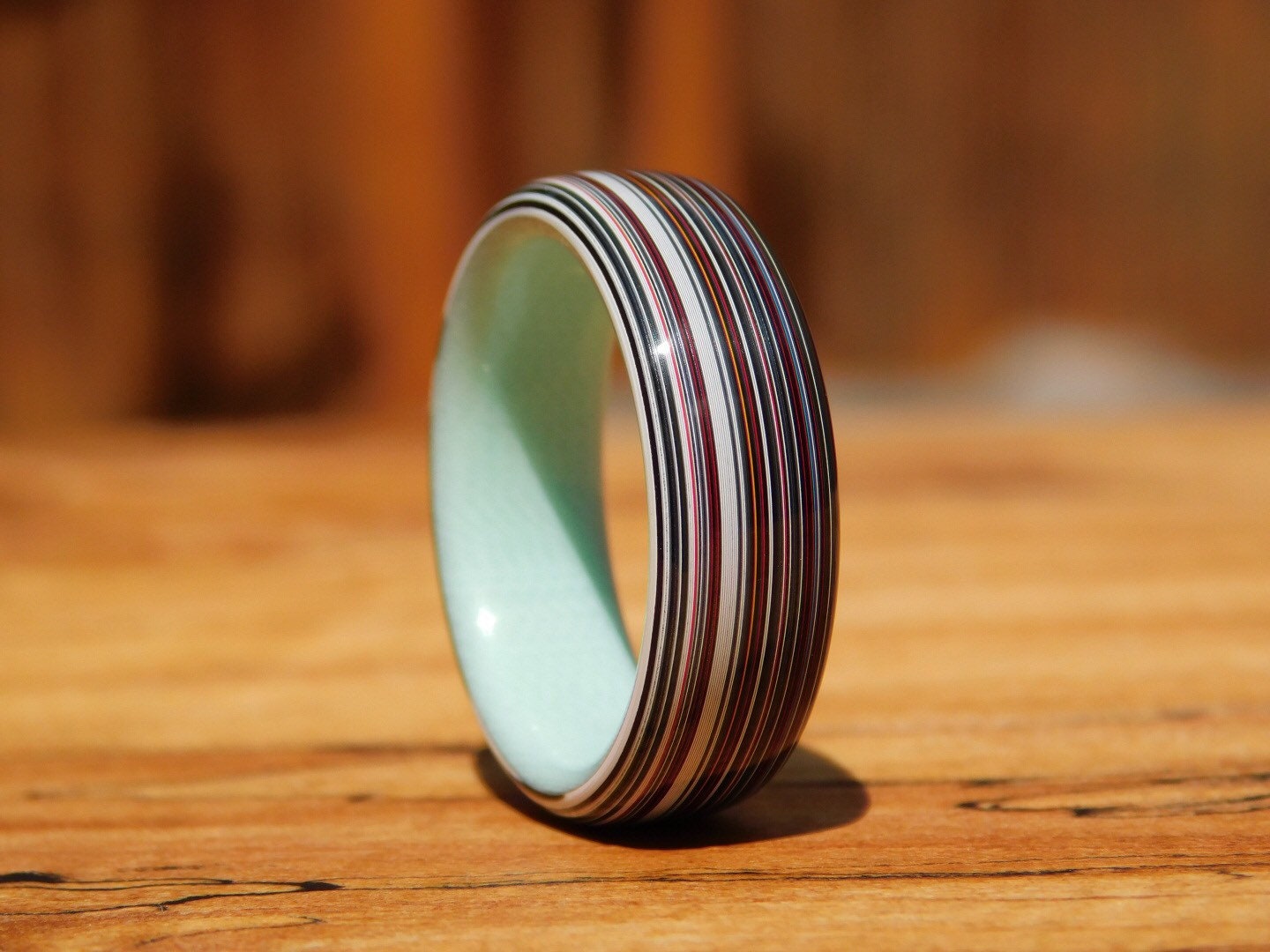 Fordite x Tiff Blue G10 Ring
