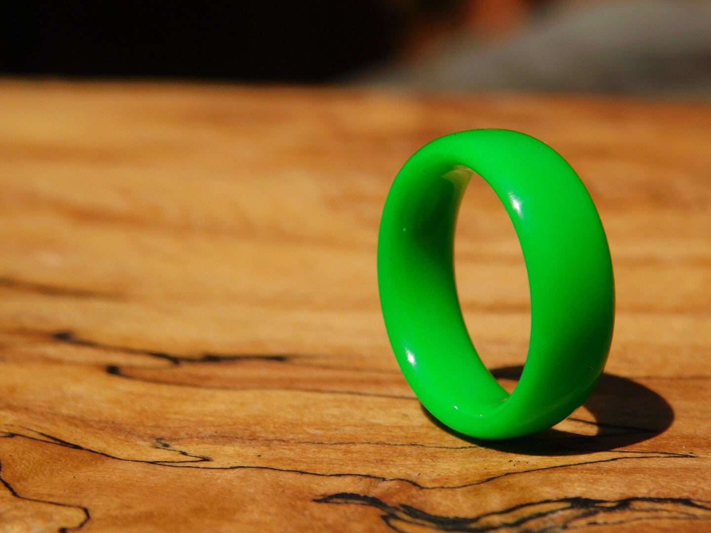 Neon Green Glow Ring
