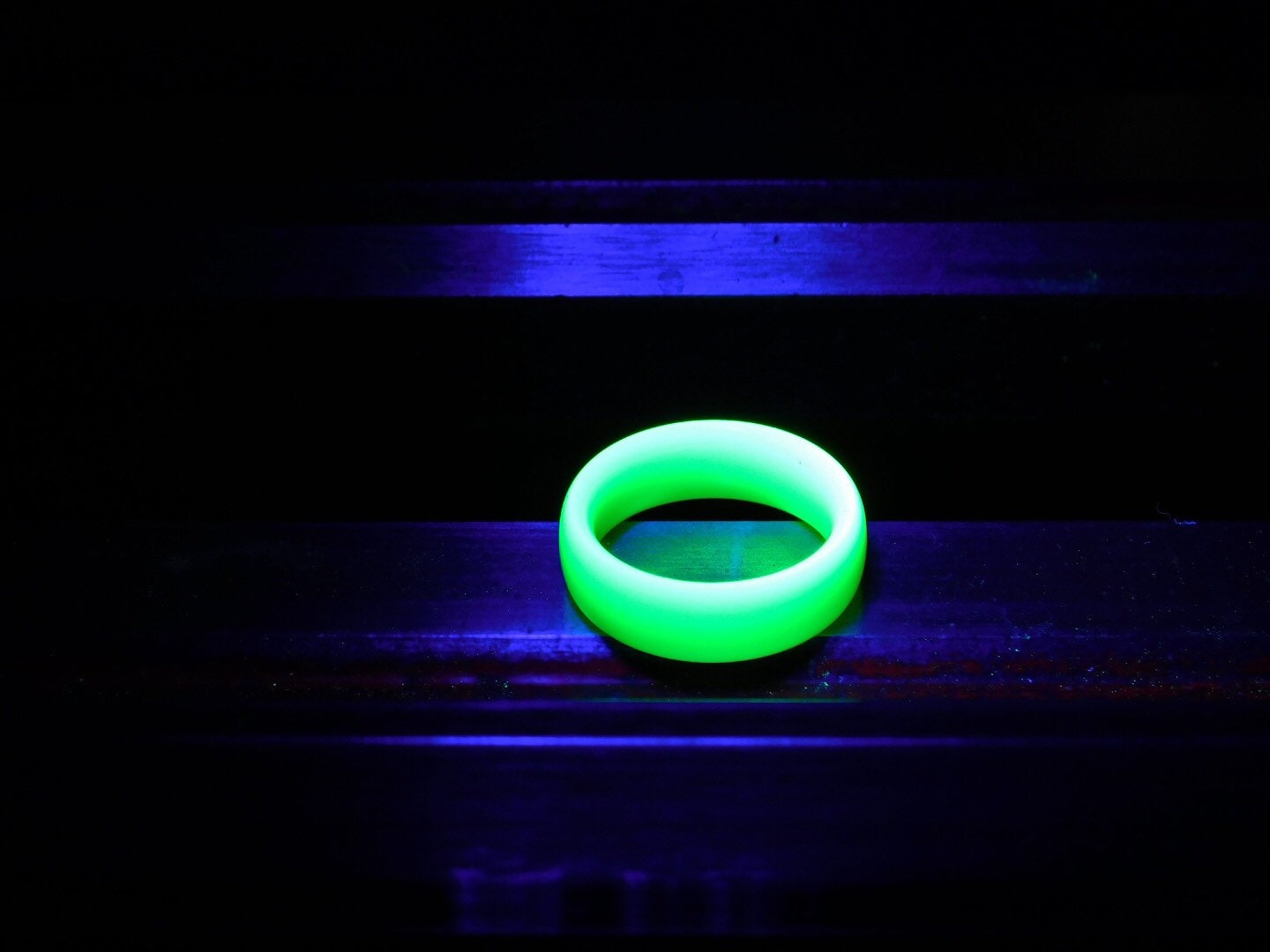 Neon Green Glow Ring