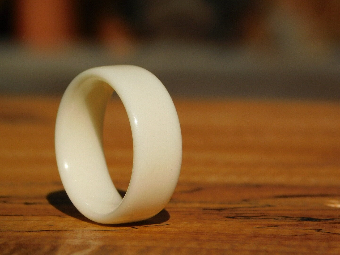 Pure White Glow Ring