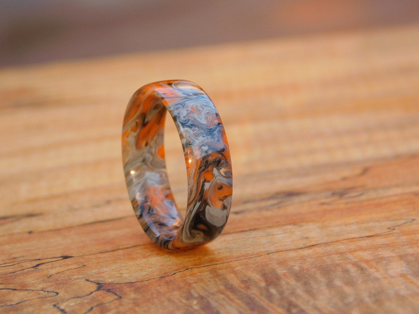 Tigers Eye Resin Ring