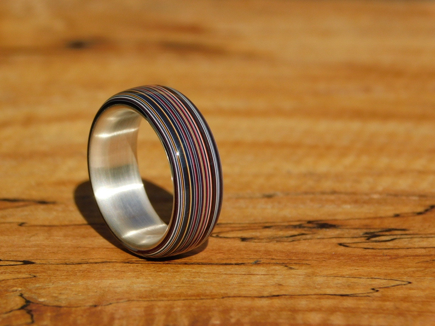 Fordite x Sterling Silver Ring