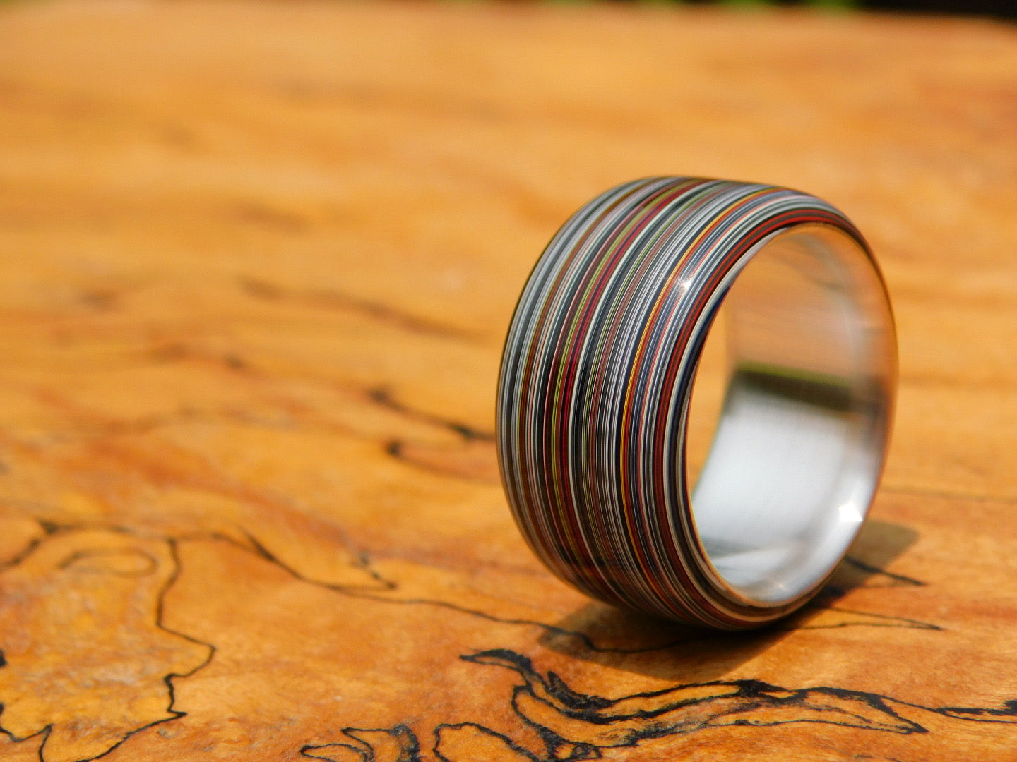 Fordite x Sterling Silver Ring