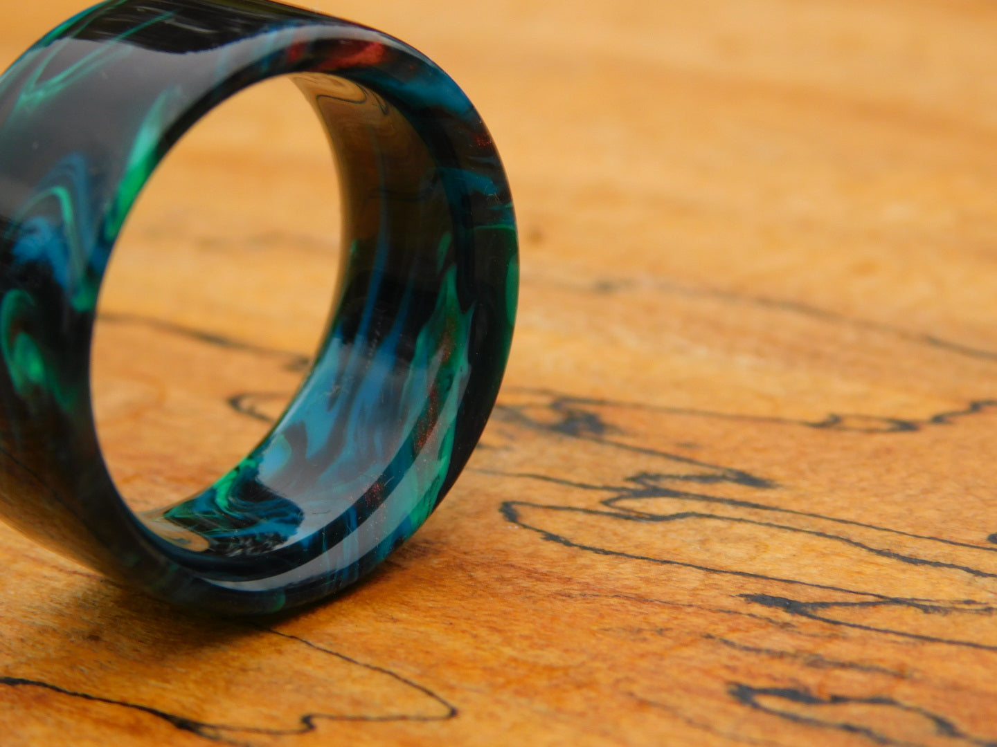 Dark Matter Resin Ring - Size 10.5
