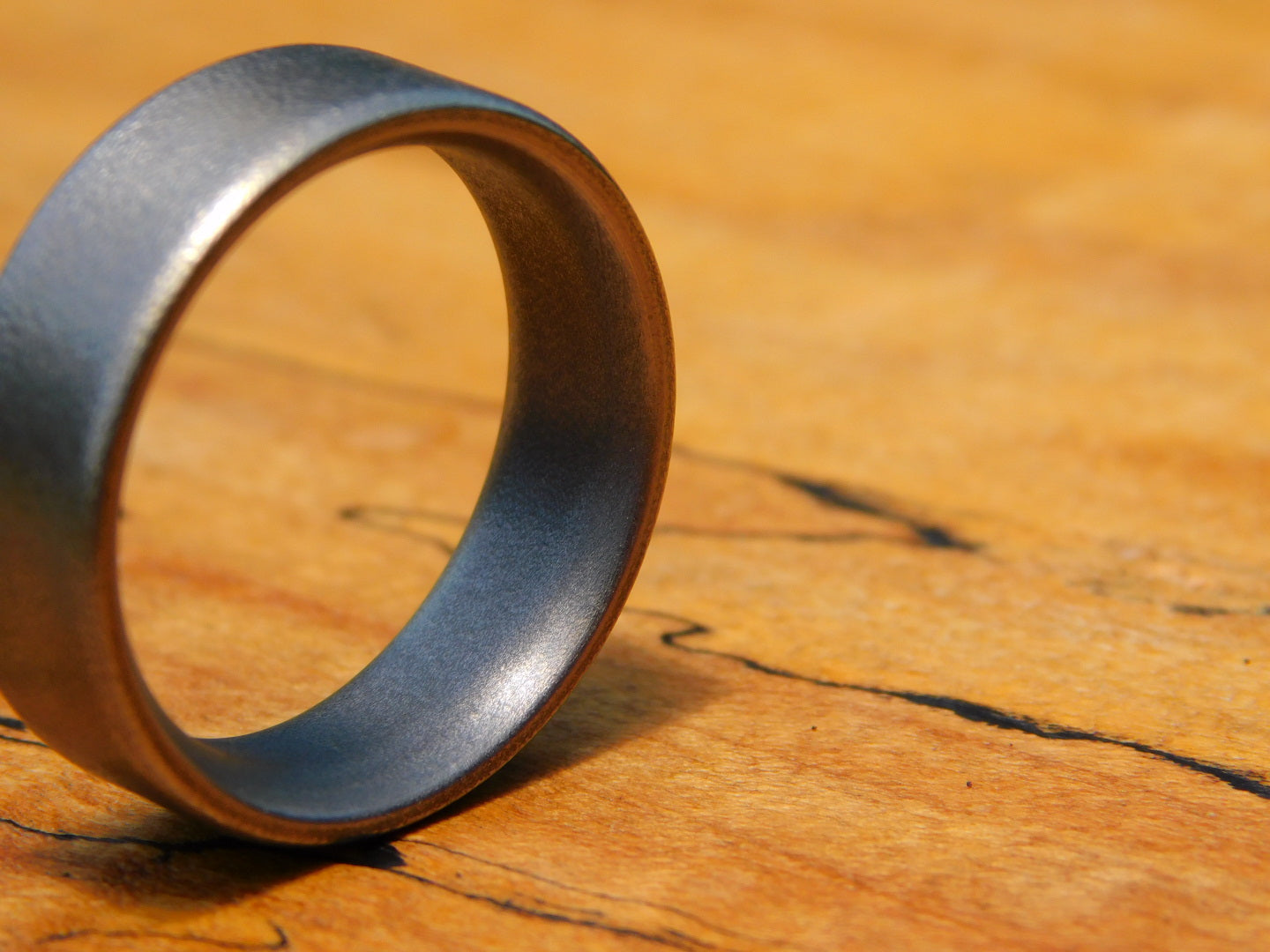 Stonewashed Titanium Band