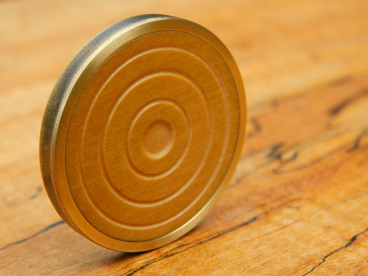 Antiqued Brass x Cheddar Paper Coin