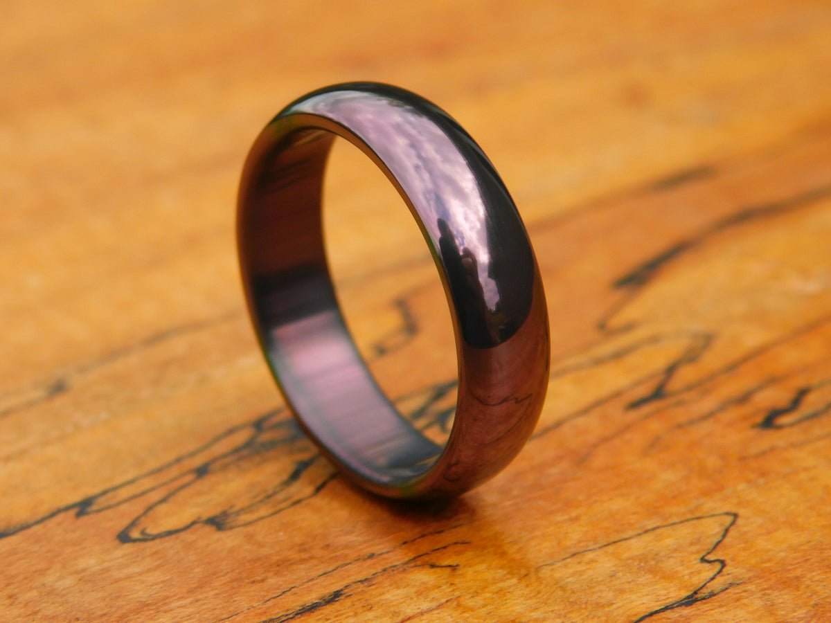 Oil Slick Zirc Ring