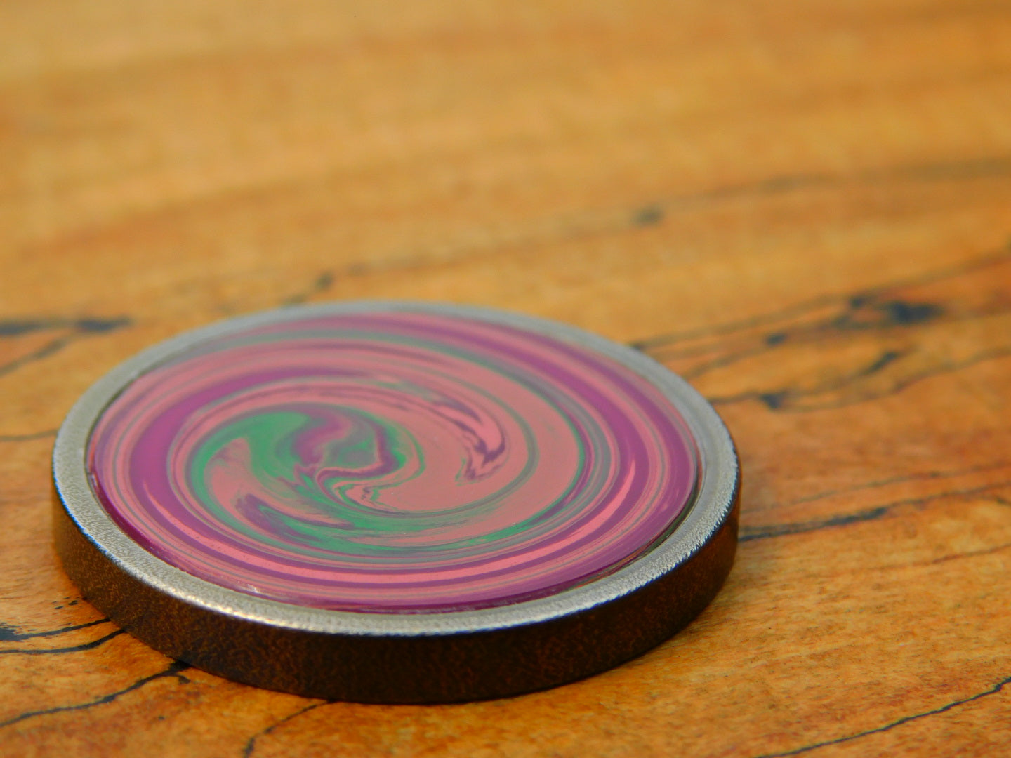 Tempered Titanium x Ebonite Coin
