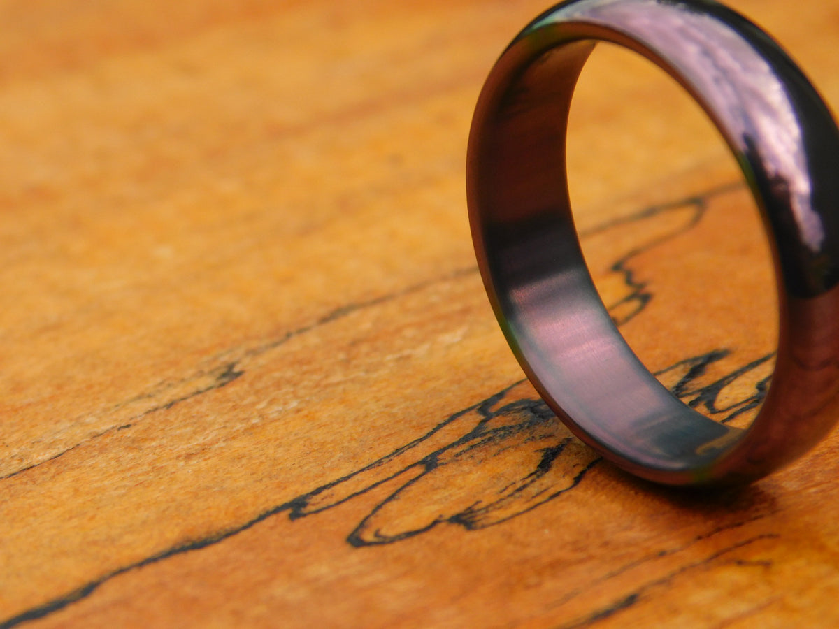 Oil Slick Zirc Ring