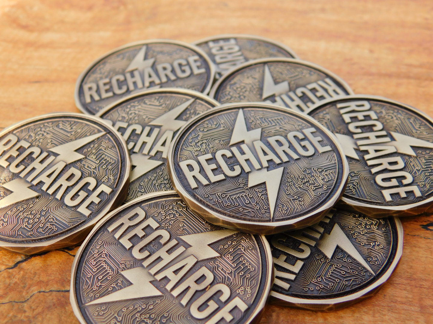 Recharge Brass x Glow Coins